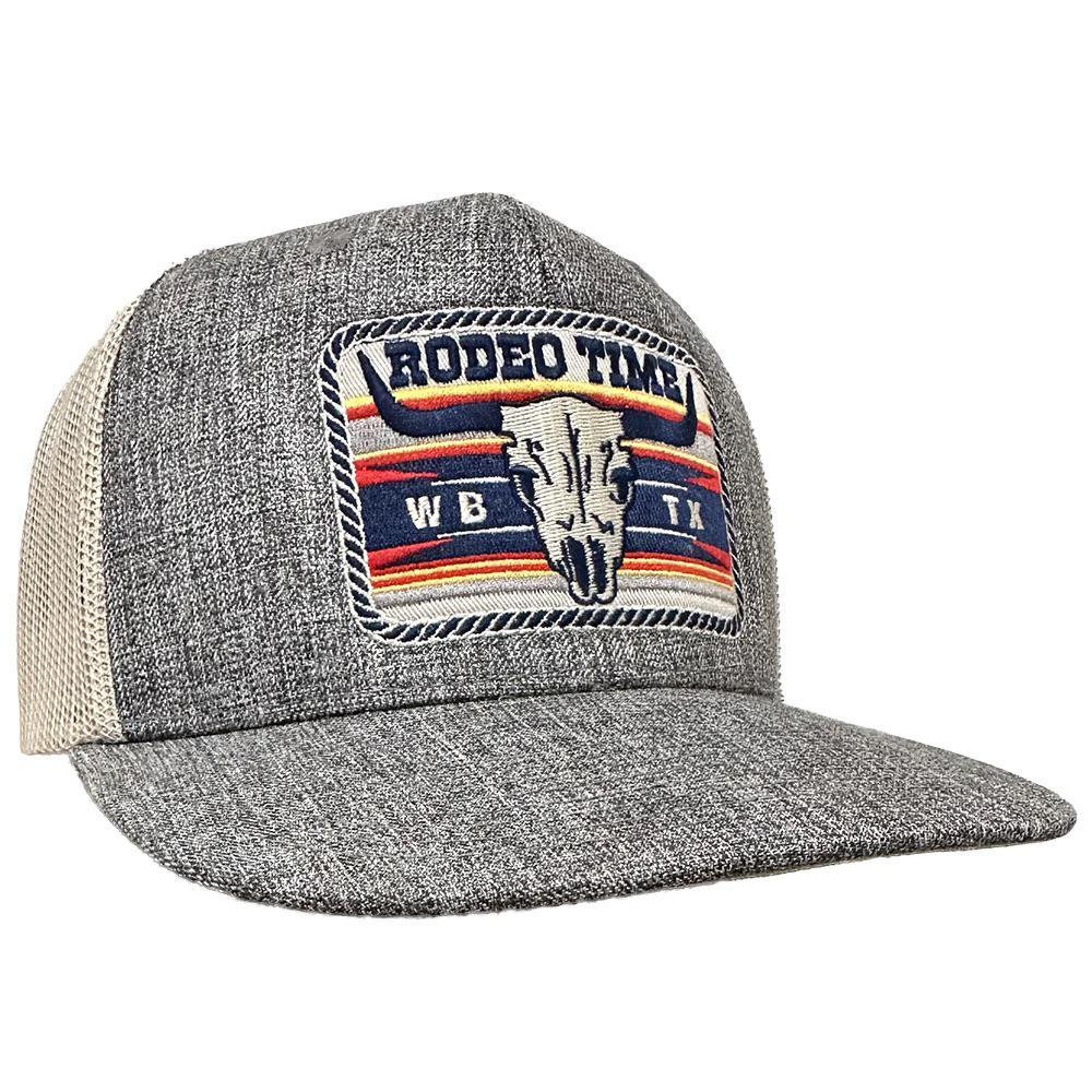 Dale Brisby Rodeo Time Skull Patch Caps