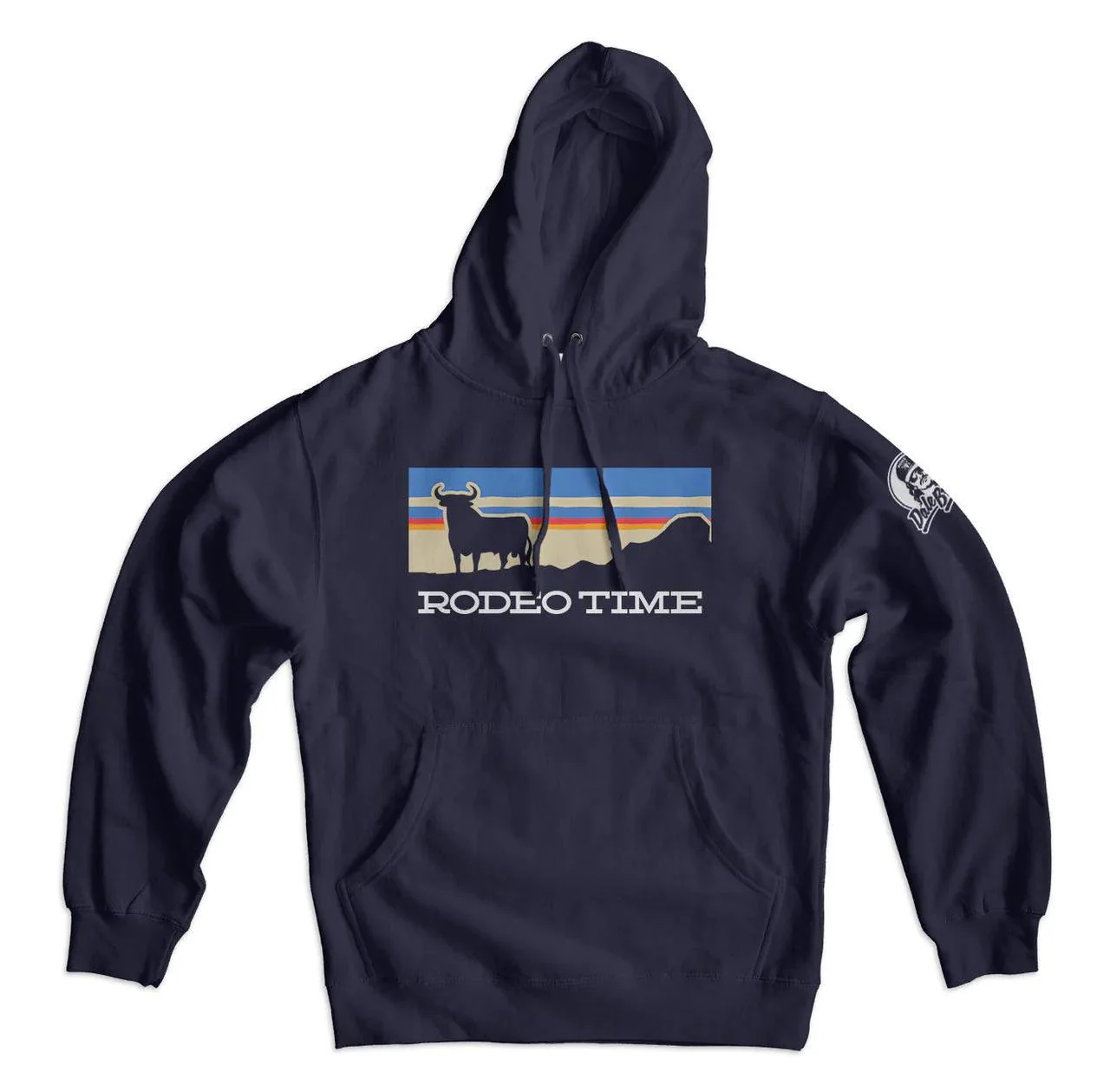 Dale Brisby Hoodie Sunset Rodeo Time Graphite - Image 3