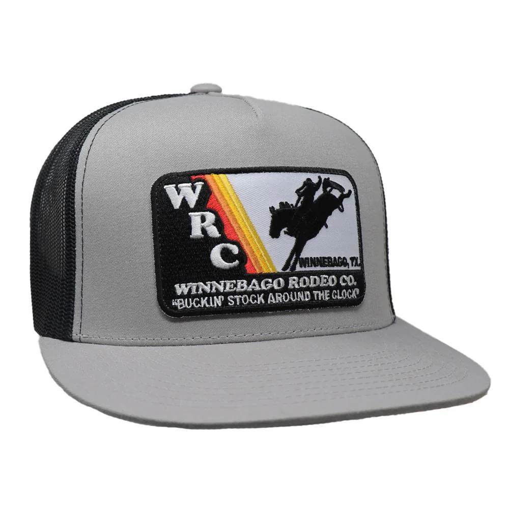 Dale Brisby WRC Patch Silver/Black Mesh Flatbill Cap