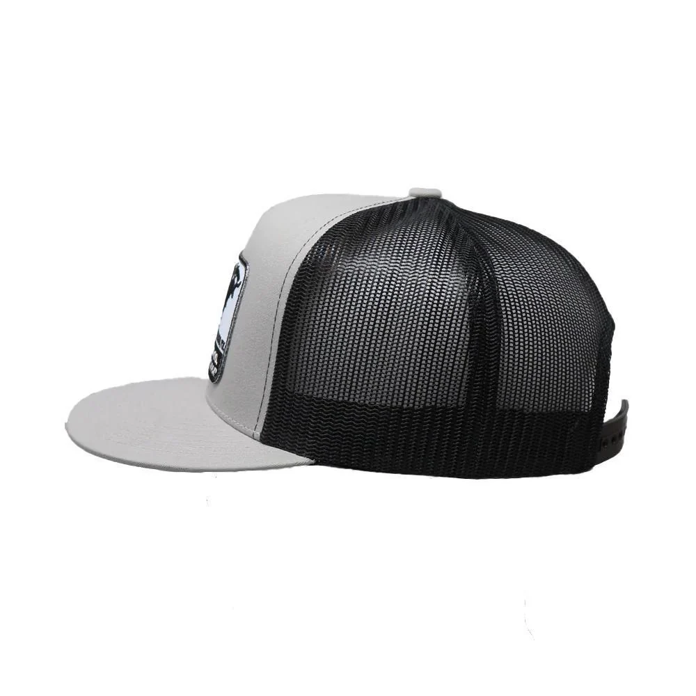 Dale Brisby WRC Patch Silver/Black Mesh Flatbill Cap - Image 2
