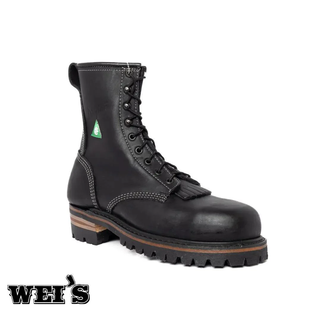 Dayton Edition by Canada West Men's 9" Boots Black - Image 2