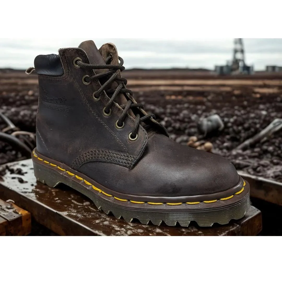 Dr. Martens Gaucho Crazy Horse Leather Lace Up Boots - Clearance - Image 8