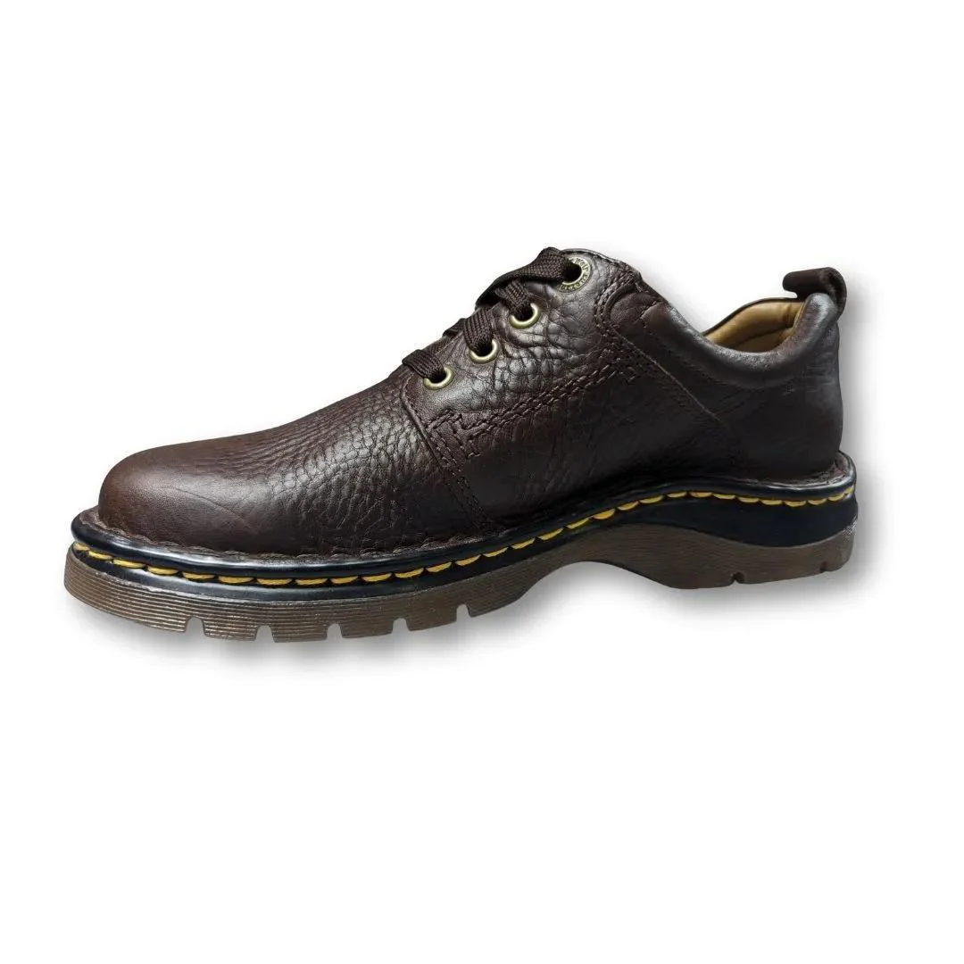 Dr. Martens Men's Brown Leather Shoes - Clearance - Image 3
