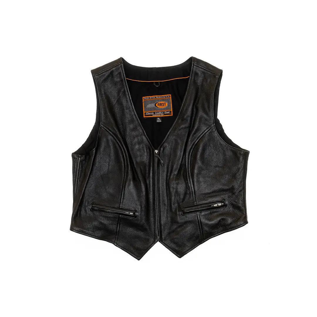 First Classics Women's Leather Western Style Vest - CLEARANCE - Image 4