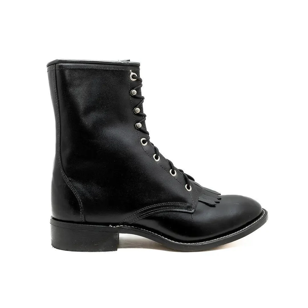 Garage Sale Laredo Men's Black Outlaw Lace-Up Roper Boots - Image 2