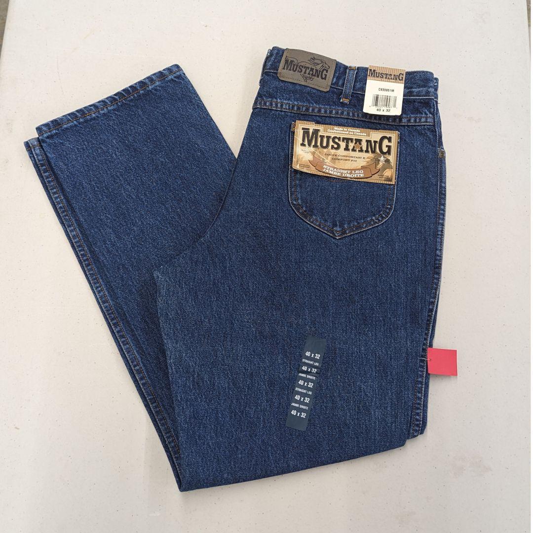 Garage Sale Mustang Men's Boot Cut Straight Leg Jeans - Image 4