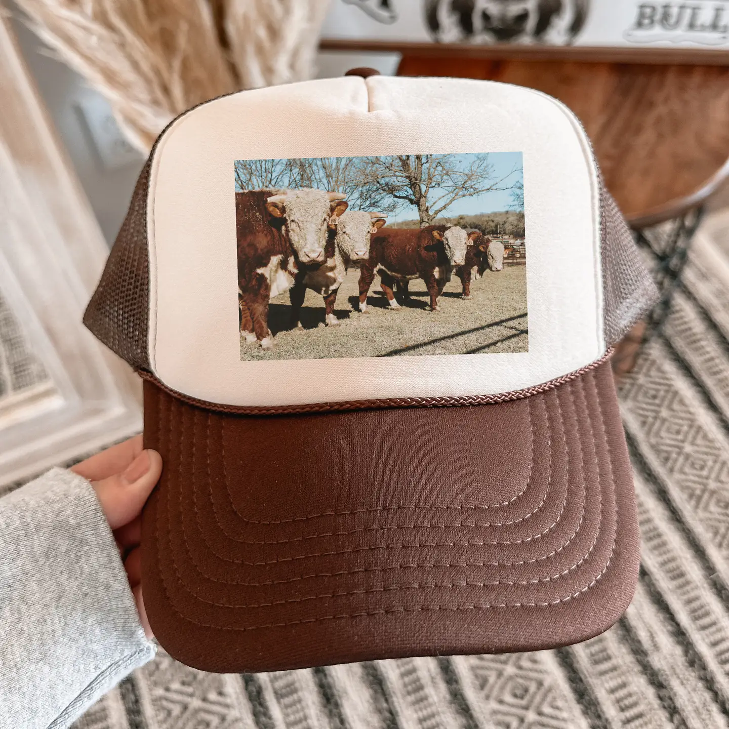 Hank & Scoot Hereford Trucker Cap