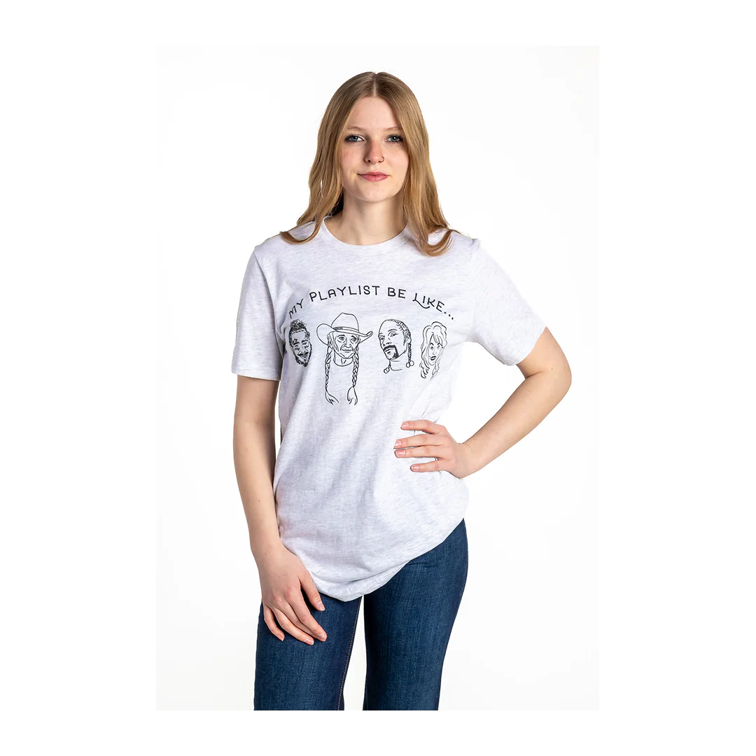 Hank & Scoot Unisex "My Playlist" T-Shirt