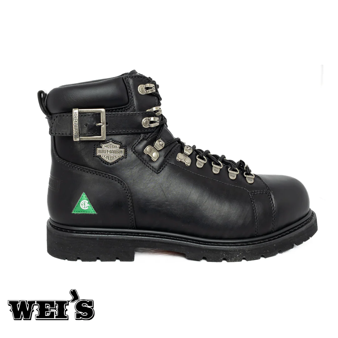 Harley Davidson Men’s Boots 6" Crank Case CSA Steel Toe Insulated - Clearance