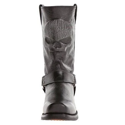 Harley Davidson Men's Quentin 11" Pull-On Boot with Skull - Clearance - Image 2
