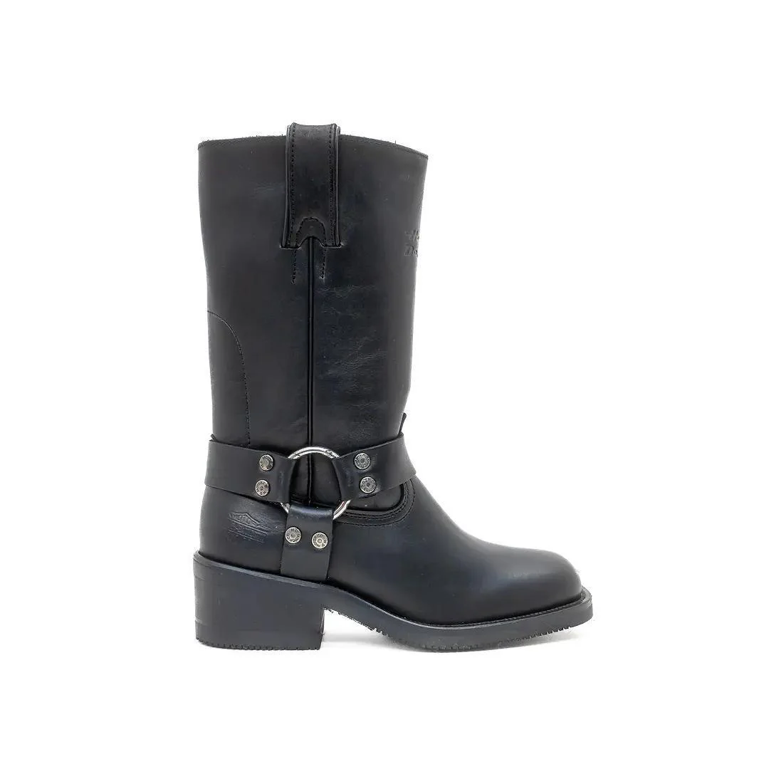 Harley Davidson Women’s Saddle Boots Black - Clearance - Image 2