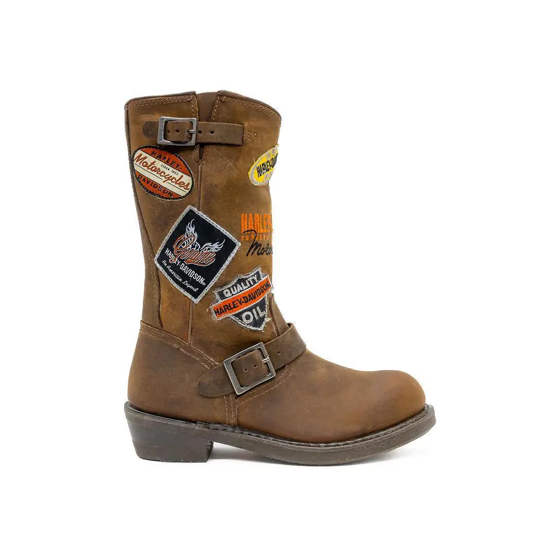 Harley Davidson Women’s Brooklyn Patch Brown - Clearance - Image 5