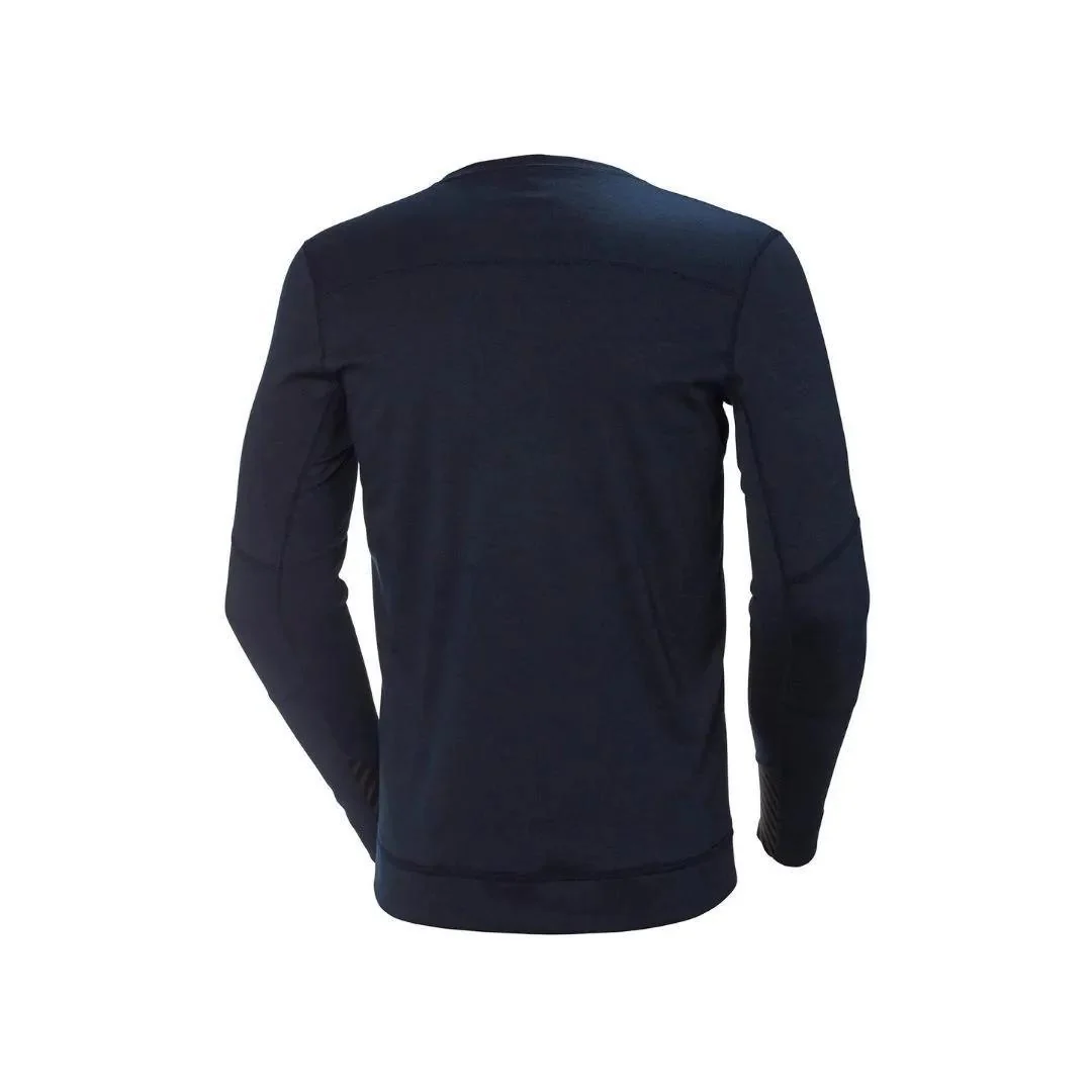 Helly Hansen Men's Lifa Max Base Layer Crewneck Tall Navy - Image 2