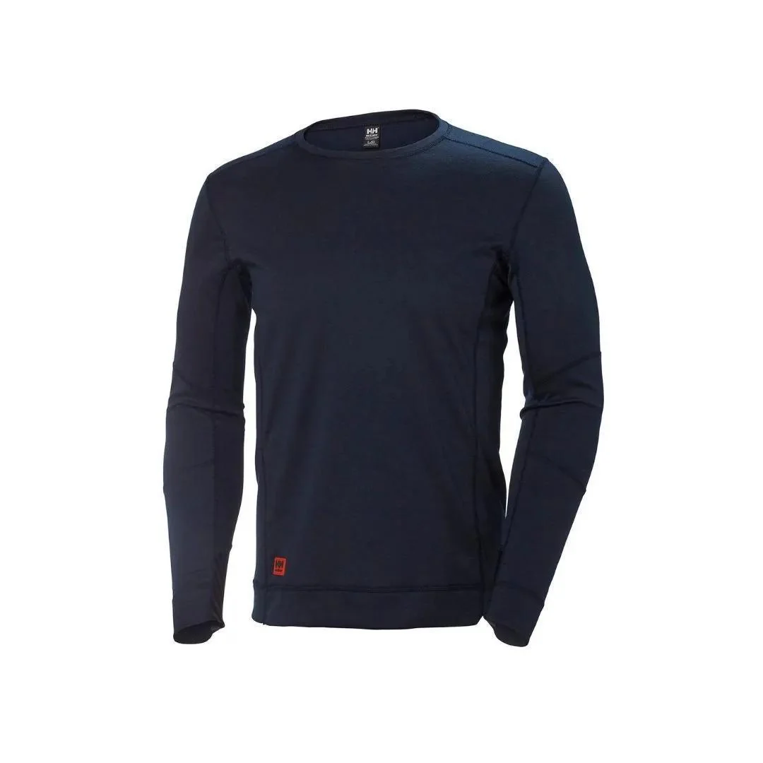 Helly Hansen Men's Lifa Max Base Layer Crewneck Tall Navy - Image 5