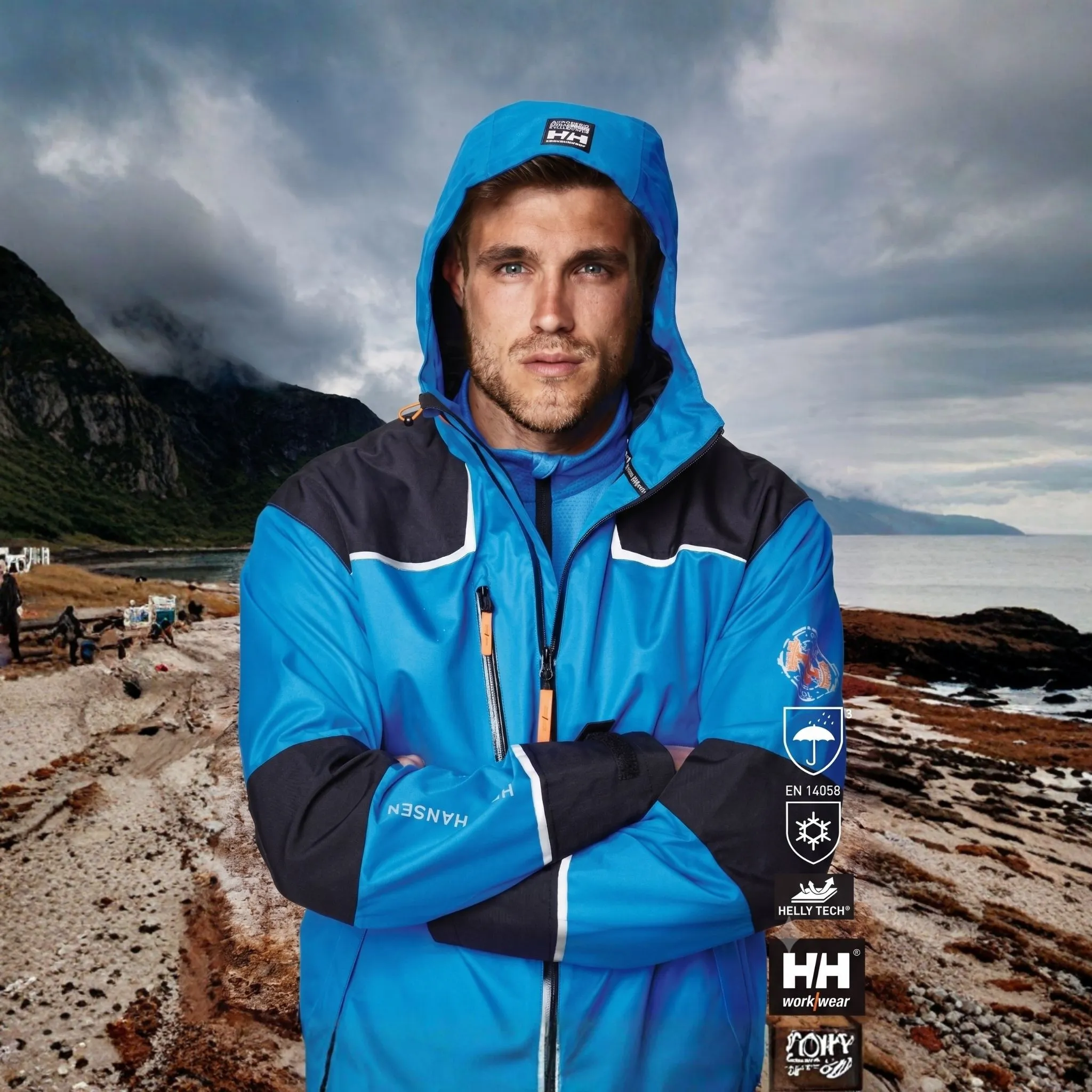 Helly Hansen Workwear Men's Chelsea Waterproof Shell Jacket - Image 2