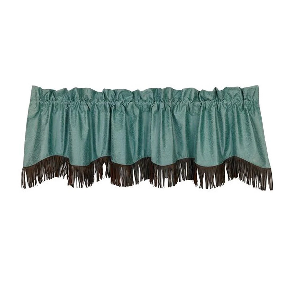 HiENd Cheyenne Valance 84" x 18" Turquoise  - CLEARANCE