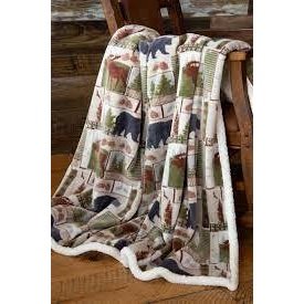 Carstens Sherpa Lined Plush Throw - Image 7