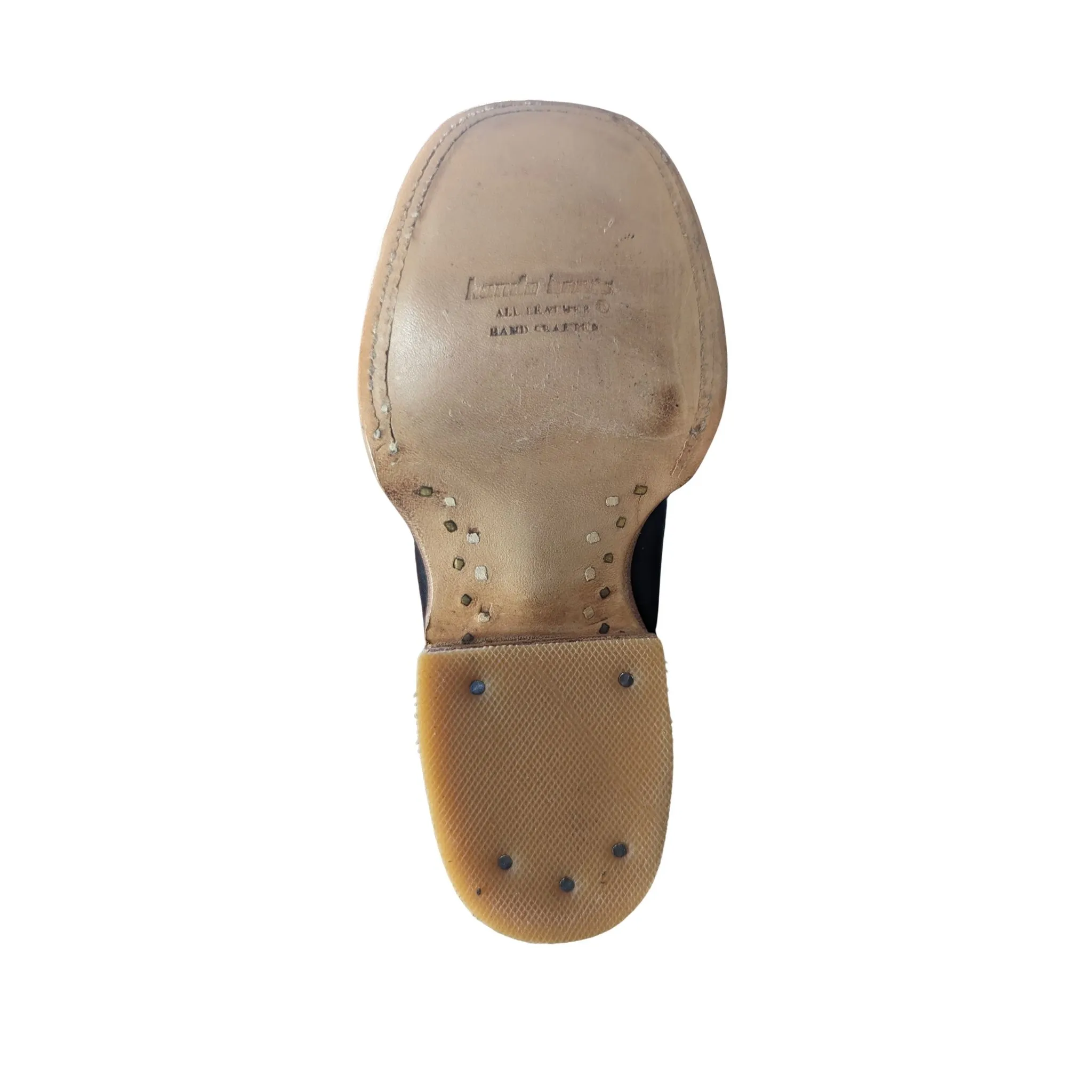 Hondo Kid’s Cowboy Boots Leather Square Toe - Image 4