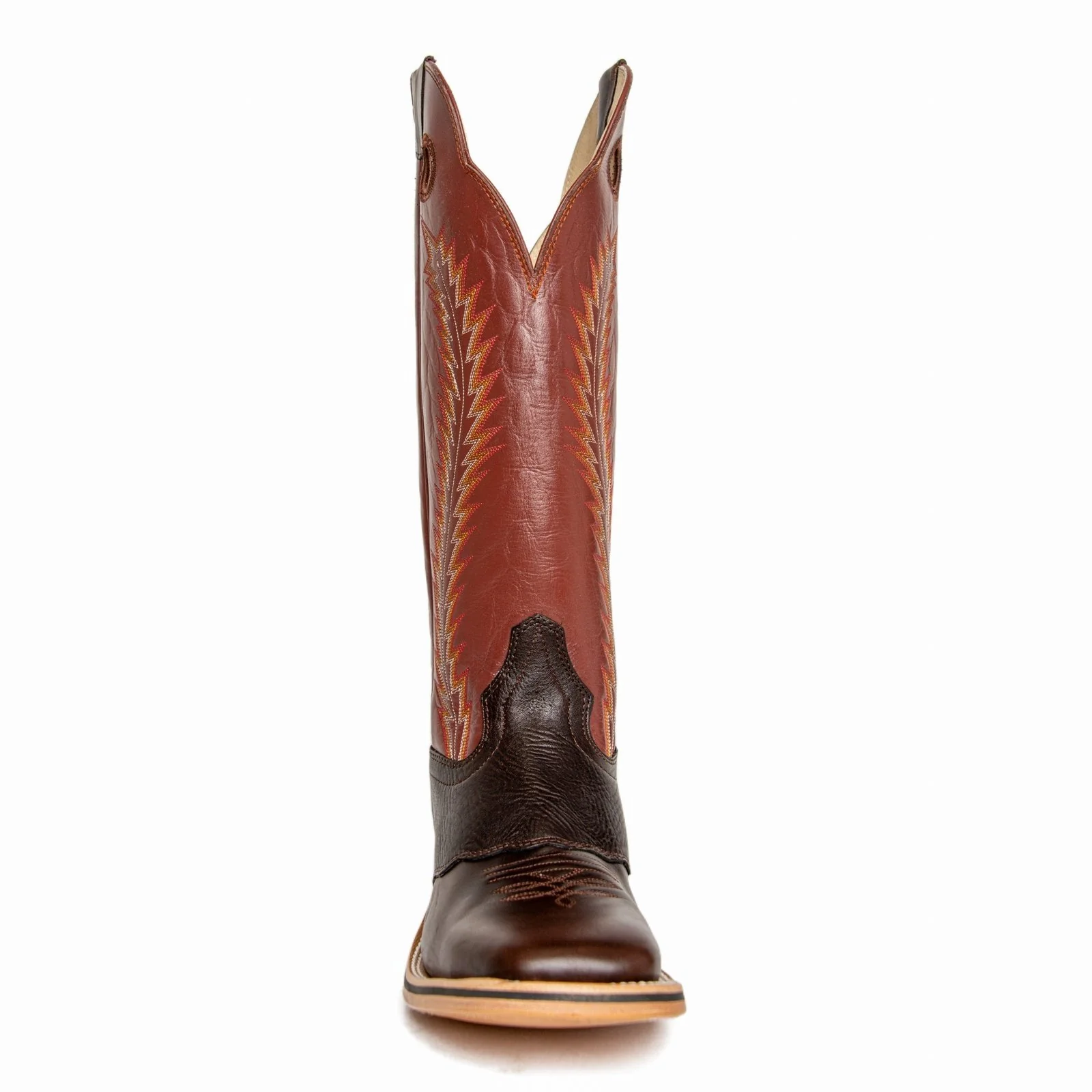 Hondo Men’s Cowboy Boots 16” Goodyear Welted Brown - Image 2