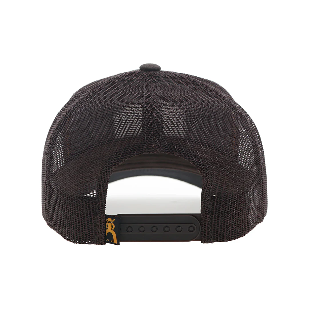 Hooey Ranchero Punchy Brown w/ Black & Orange Patch