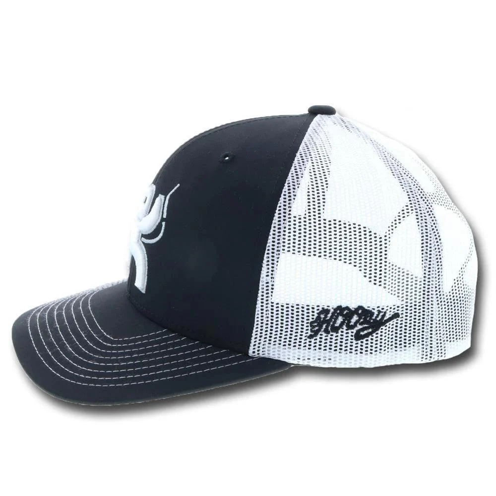 Hooey "Arc" Black/White Trucker Hat - Image 3