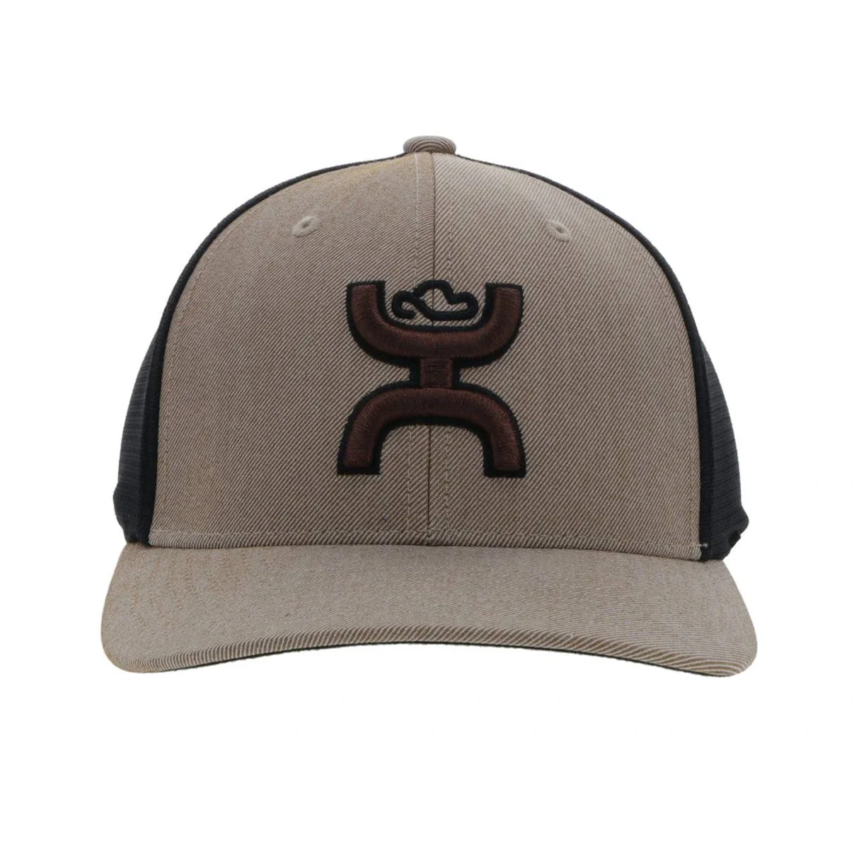 Hooey "Ash" Tan/Black Flexfit Ball Cap