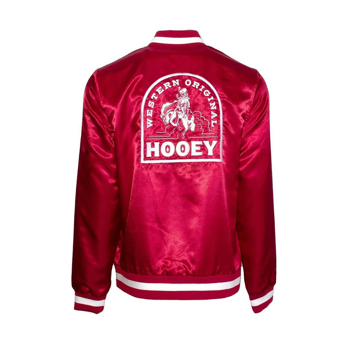 Hooey Men's Bomber Jacket Red/White - Image 2