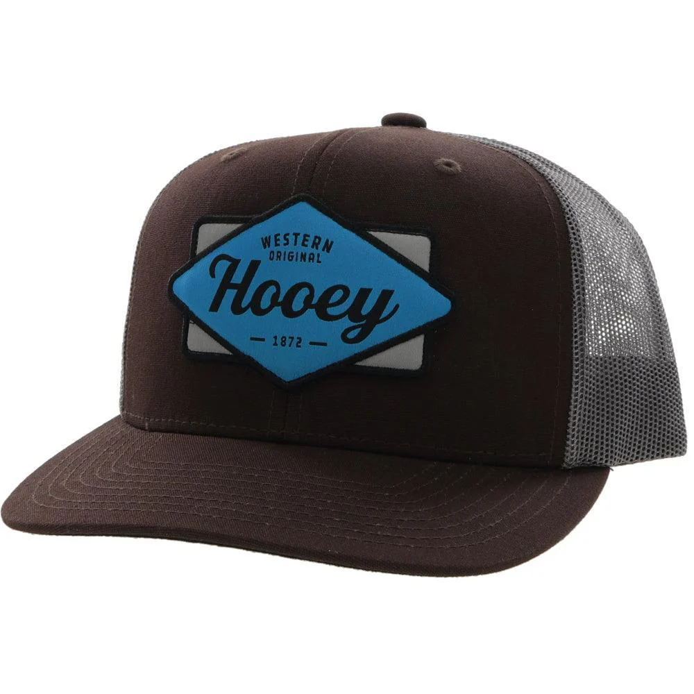 Hooey Brown/ Grey Patch Trucker Hat