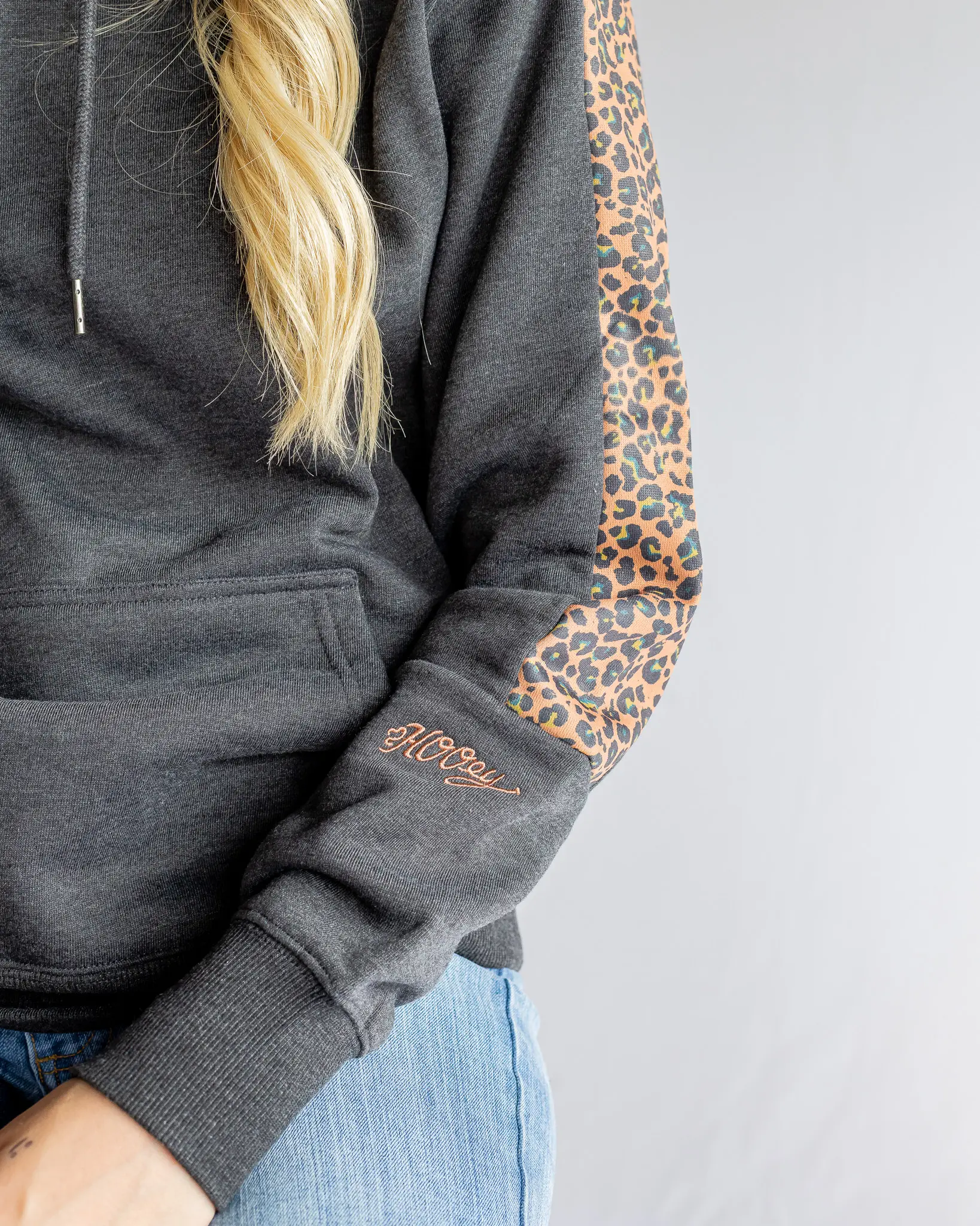 Hooey "Canyon" Women's Asphalt Hoodie -CLEARANCE - Image 2