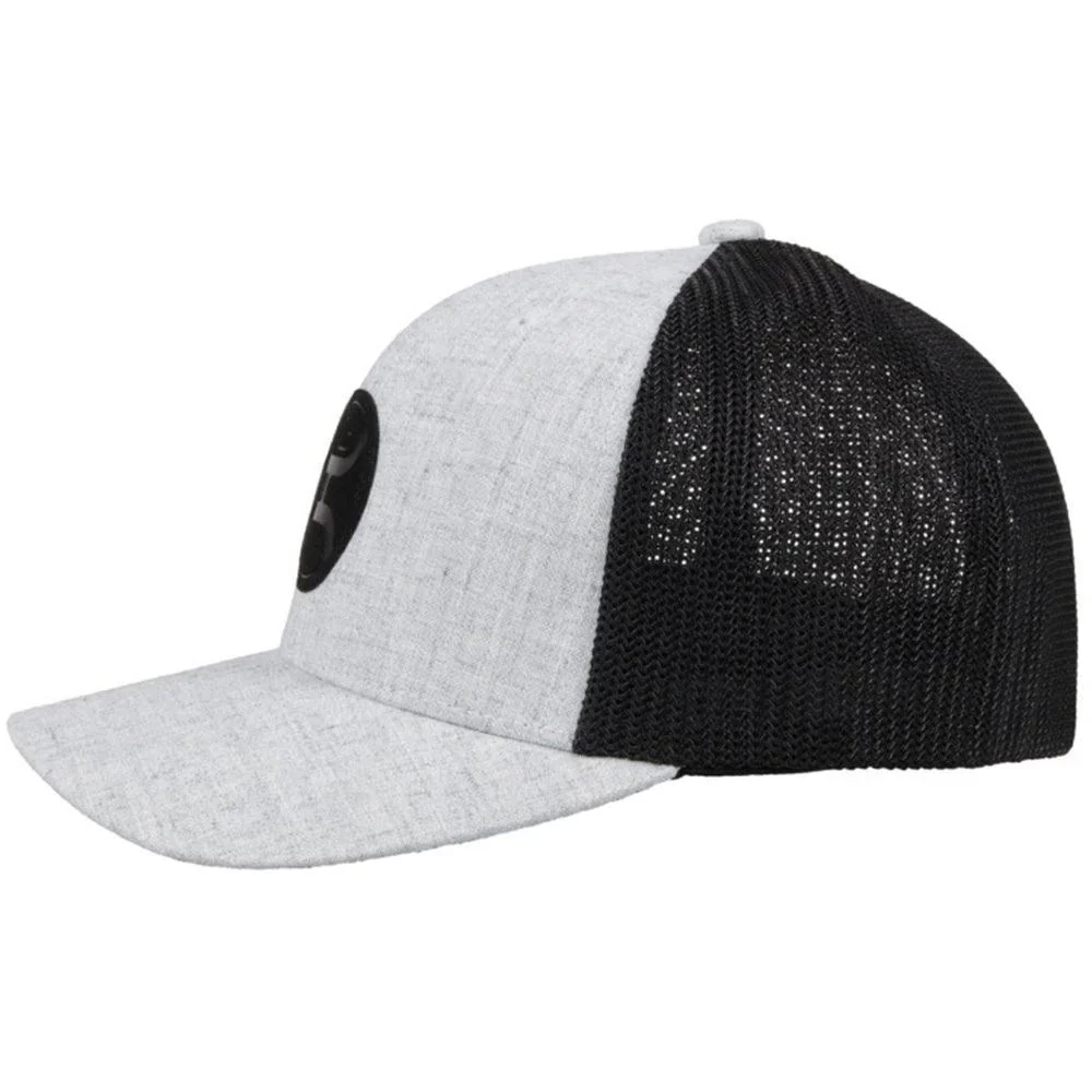 Hooey "Cayman" Grey/Black Flexfit Hat - Image 2