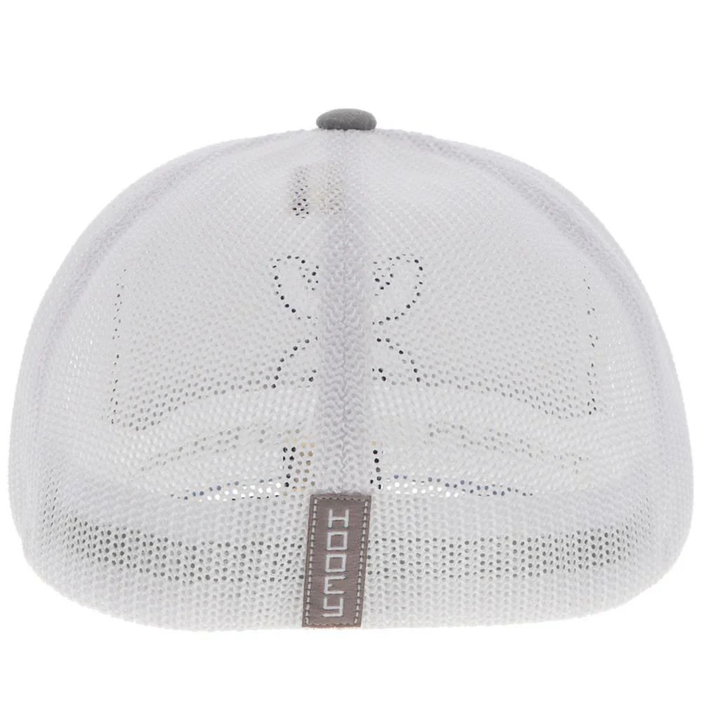 Hooey "Coach" FlexFit Hat Grey/White - Image 2