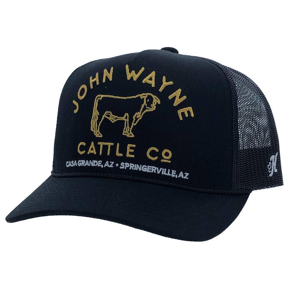 Hooey "John Wayne" Black With Gold Stitched Logo