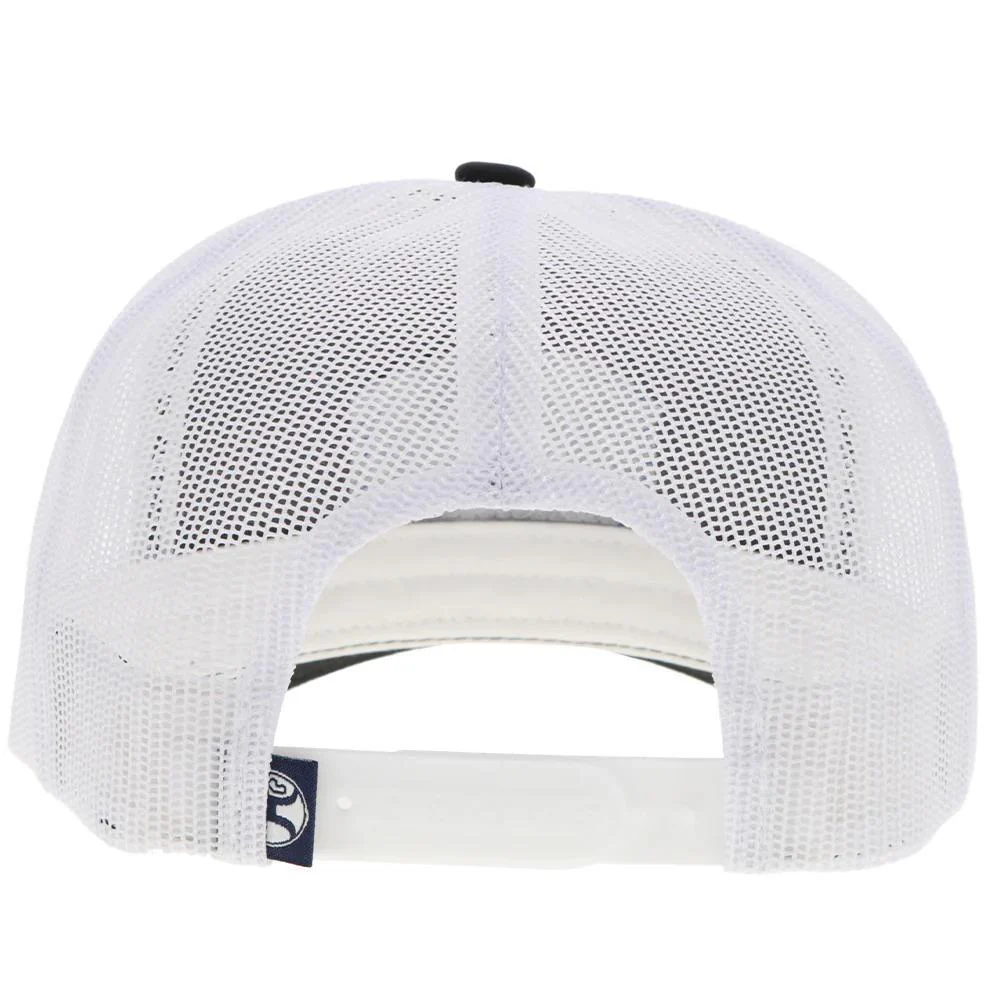 Hooey "John Wayne The Hell I Wont" Hat Black/White - Image 2