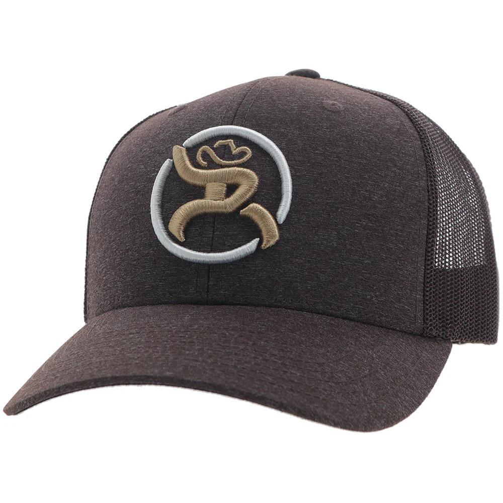 Hooey "Strap" Roughy Hat Brown With Tan/White Logo