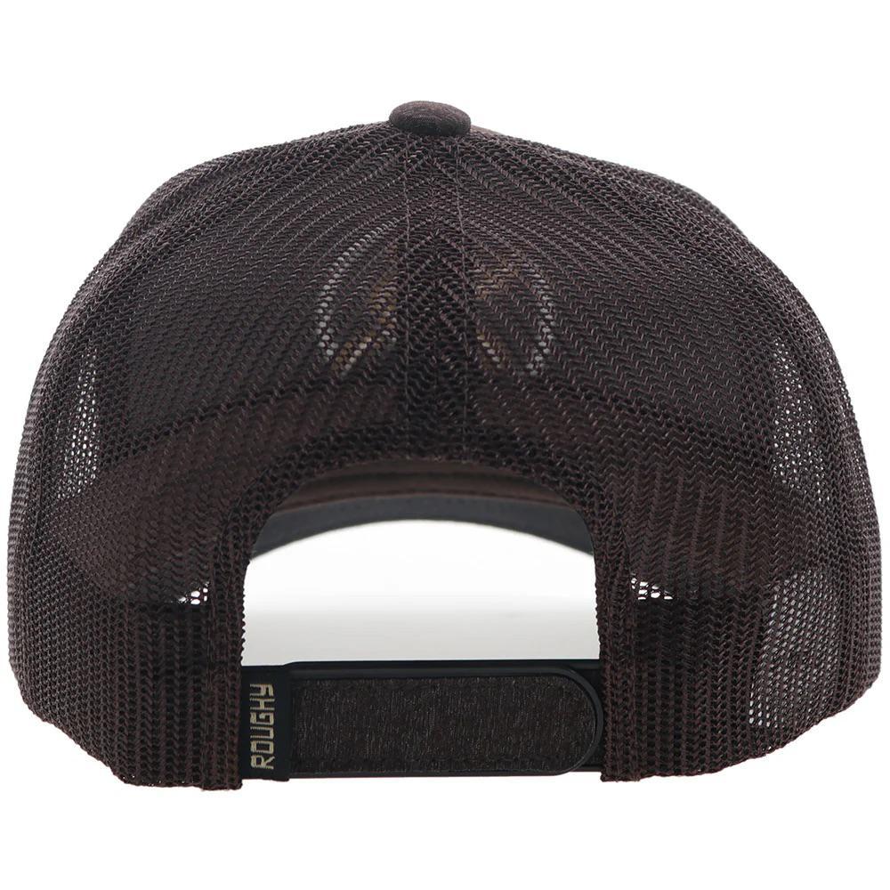 Hooey "Strap" Roughy Hat Brown With Tan/White Logo - Image 2