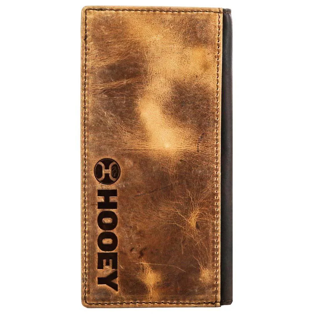 Hooey "HOG " Tan & Brown Leather Rodeo Wallet - Image 3