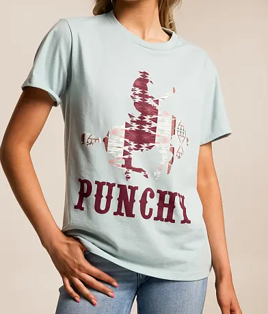 Hooey Ladies Bronc Cloud Blue T- Shirt