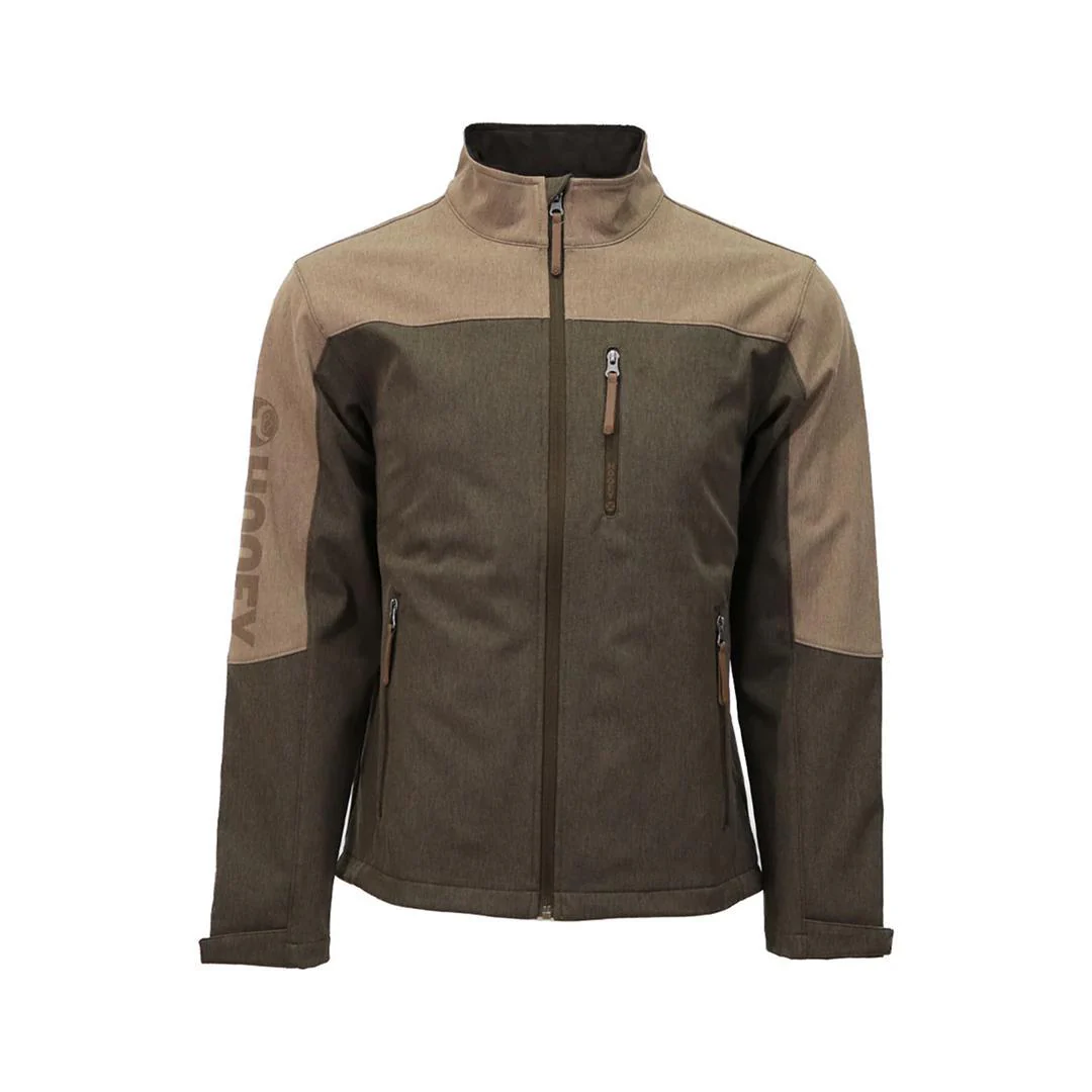 Hooey Men's Jackson Soft Shell Jacket Brown & Tan - Image 3