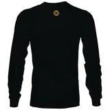 Hooey Men's "OG" Black Long Sleeve T-Shirt With Mustard Logo - Image 2