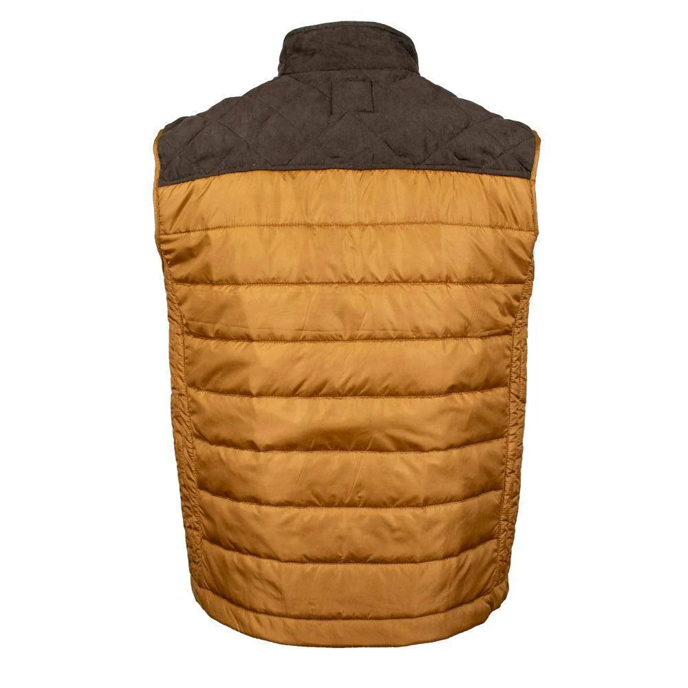 Hooey Men's Packable Vest In Tan/Brown - CLEARANCE - Image 2