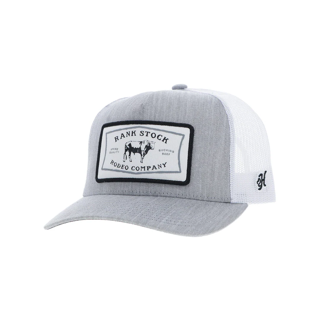 Hooey Rank Stock Cap w/ Rectangle Patch