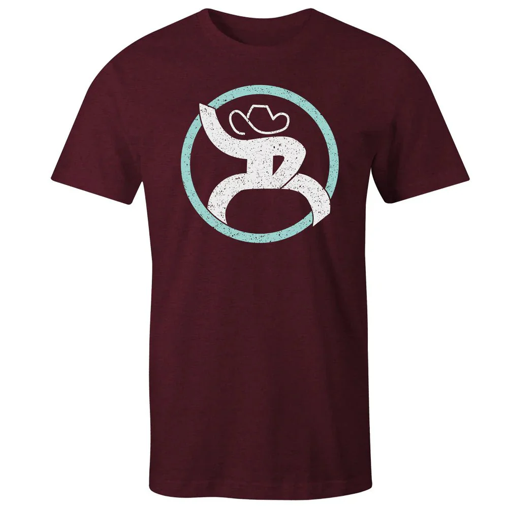 Hooey Men's "Strap" Cranberry Short Sleeve Shirt