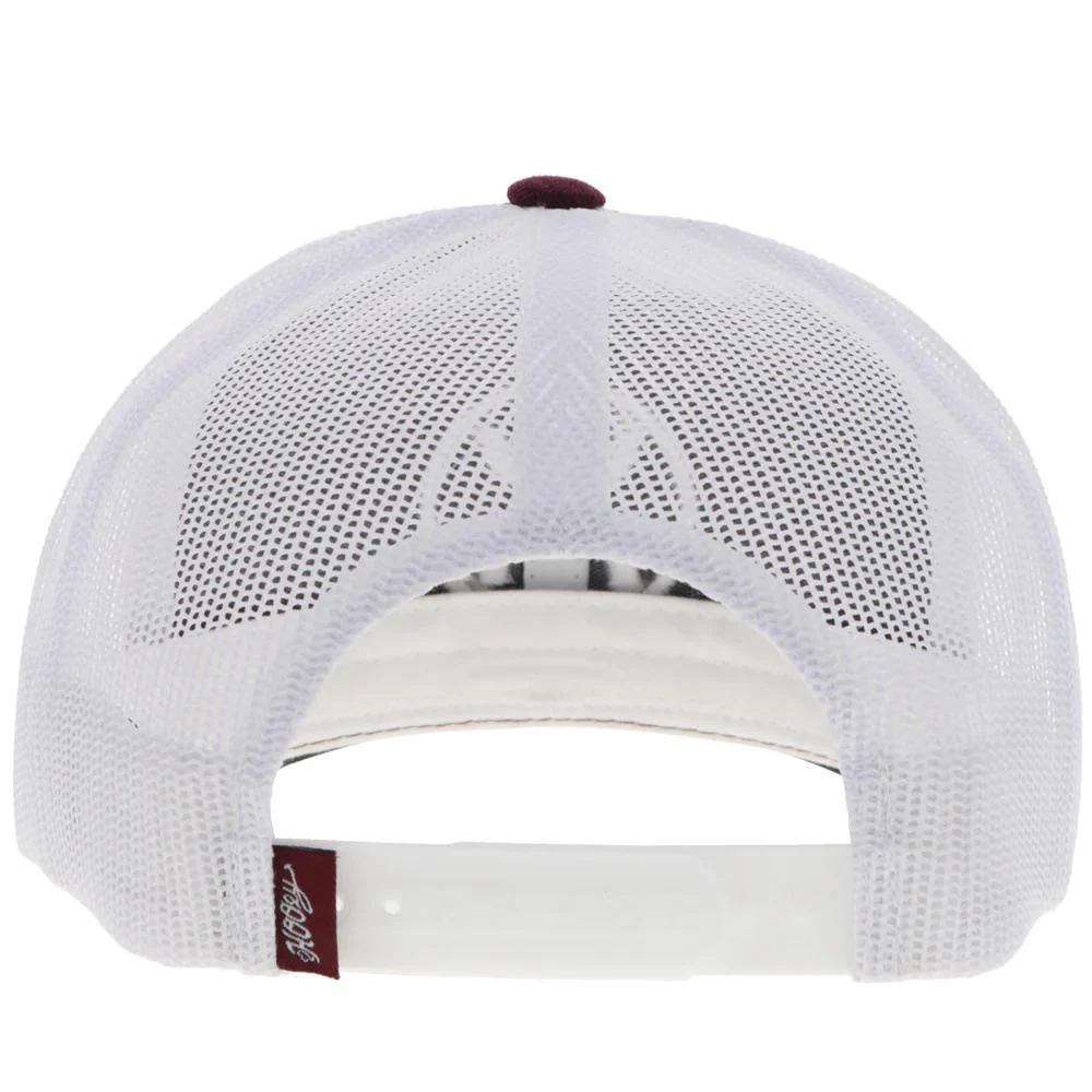 Hooey O-Classic Maroon/White Hat - Image 2