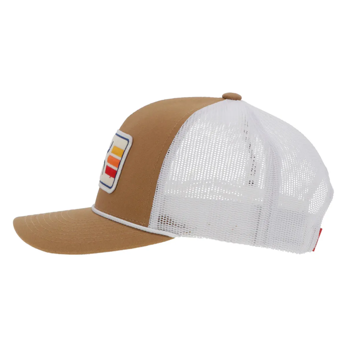 Hooey "Sunset" Ball Cap Tan/White - Image 2
