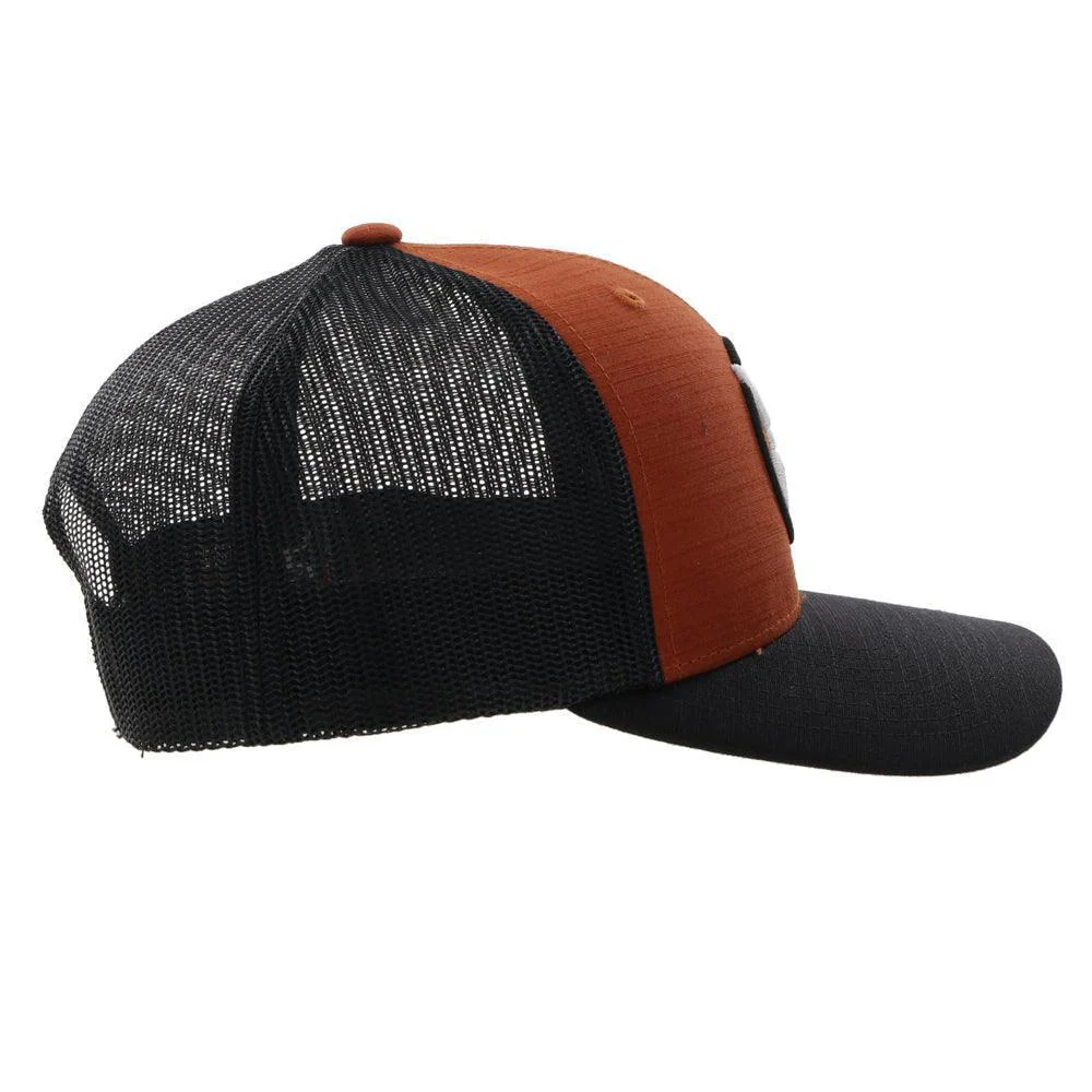 Hooey Unisex " Strap " Roughy Rust/Black Trucker Hat - Image 2