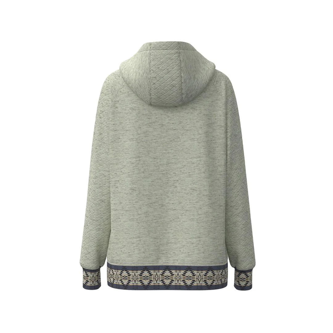 Hooey Women's Hoodie Trophy Cream/Aztec - Image 2