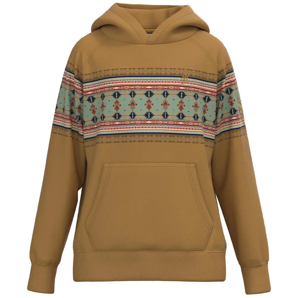 Hooey Youth "Legendary Hoody" Tan w/Thunderbird Pattern