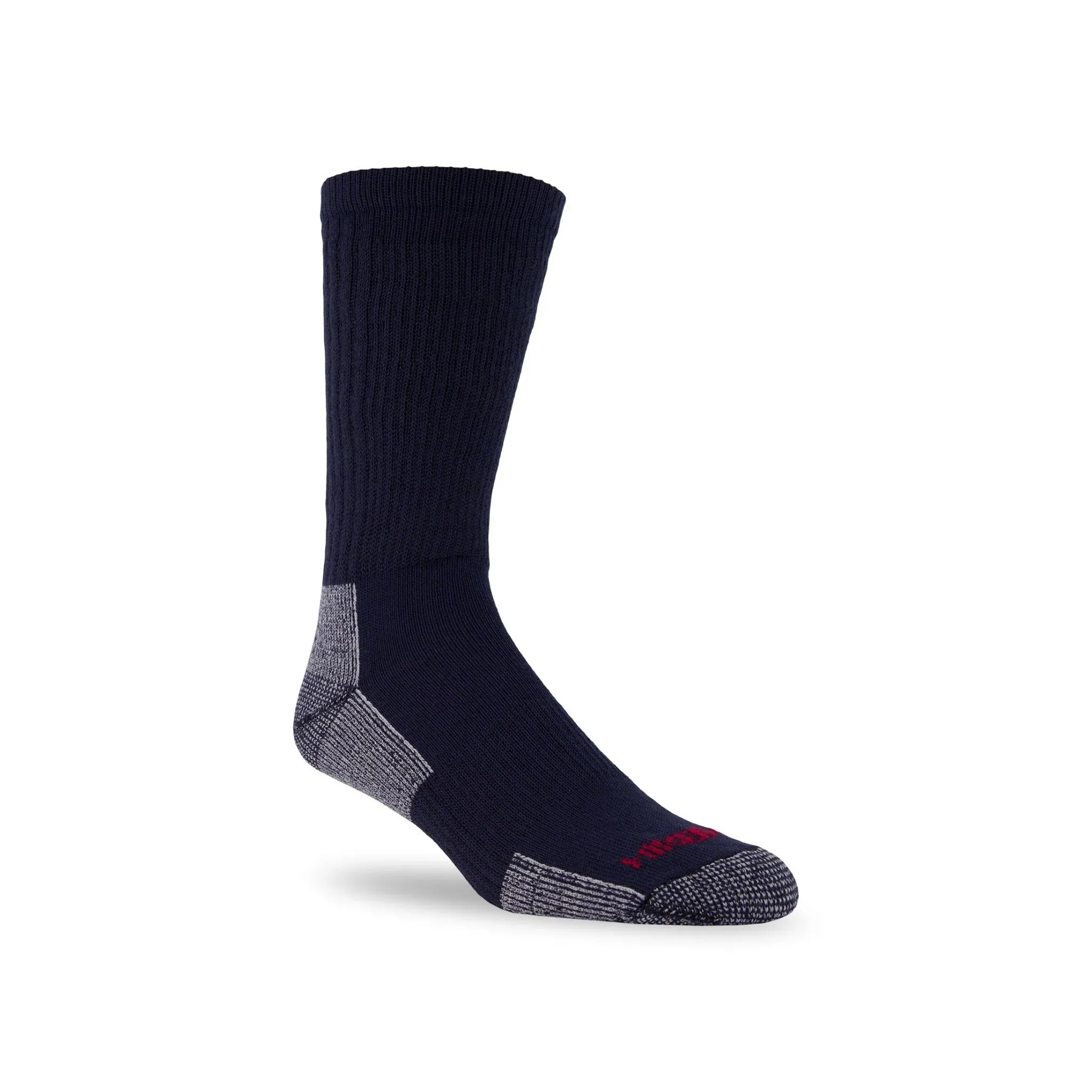 J.B. Field's Unisex Hiker GX 74% Merino Wool Hiking Crew Sock - Navy/Grey