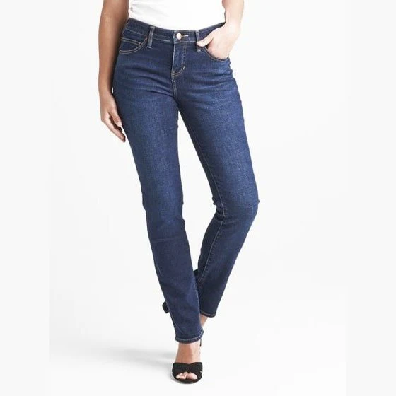 Jag Women's Jeans Ruby Mid Rise Straight Leg Best Kept Secret-CLEARANCE - Image 2