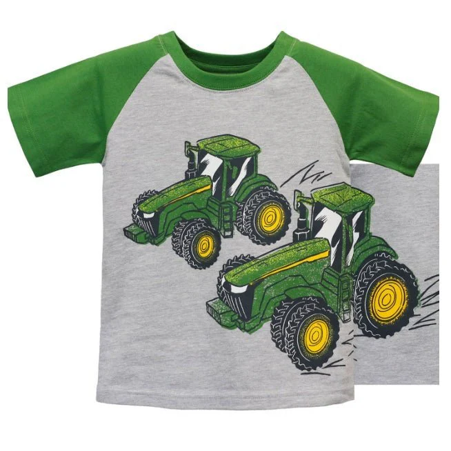 John Deere Boy’s Tractor Wrap Around Shirt - Image 2